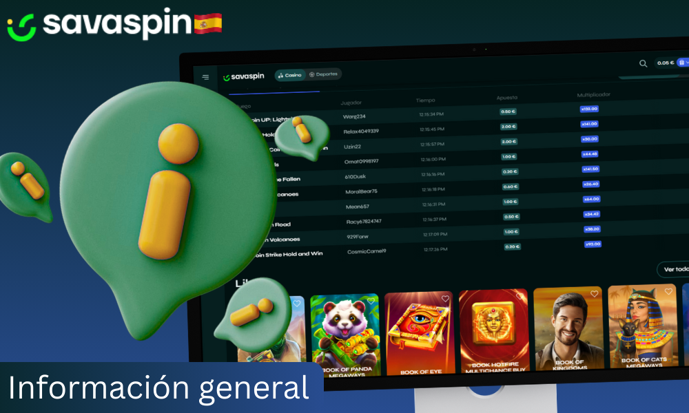 Información básica sobre Savaspin Casino